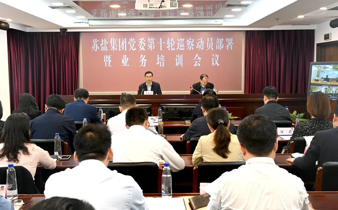 蘇鹽集團黨委召開第十輪巡察動員部署暨業務培訓視頻會議